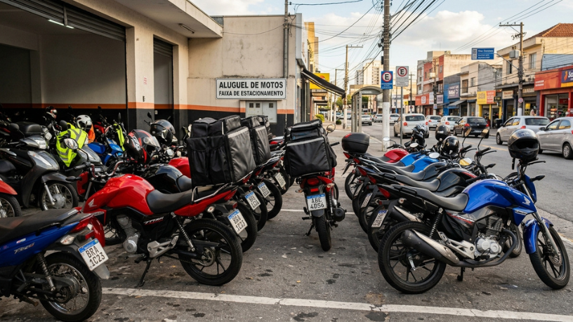 Aluguel de motos ganha força no Brasil: o que muda para quem precisa de uma moto para trabalhar ou se deslocar