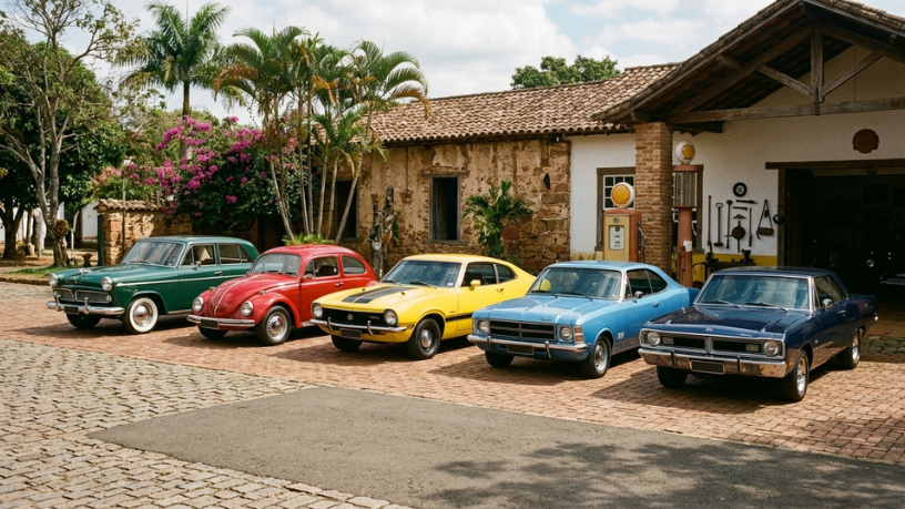 Carros antigos voltam aos holofotes: por que a nostalgia está movimentando o mercado de clássicos no Brasil