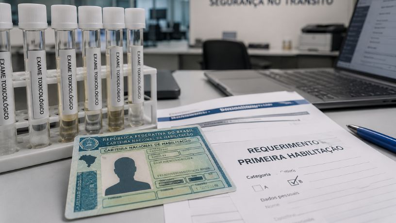 Exame toxicológico na primeira habilitação: os impactos da nova exigência do Detran para as categorias A e B