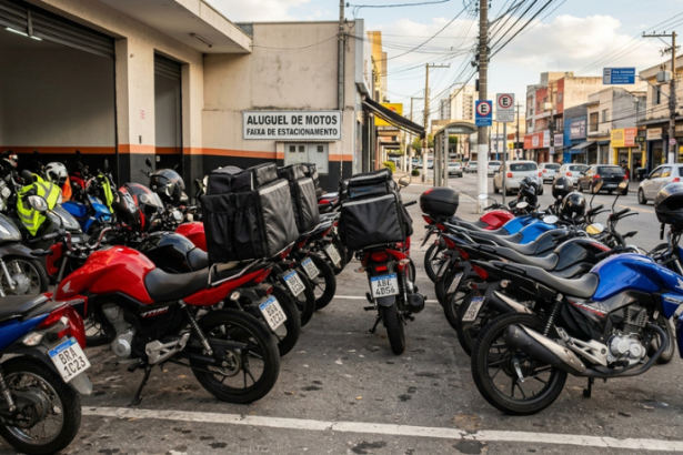 Aluguel de motos ganha força no Brasil: o que muda para quem precisa de uma moto para trabalhar ou se deslocar